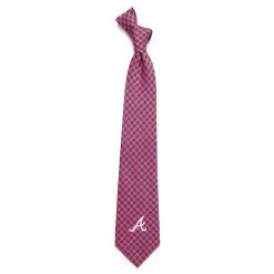 Eagles Wings Atlanta Braves Gingham Tie