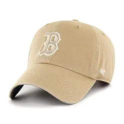 Boston Red Sox '47 Primary Team Logo Clean Up Adjustable Hat – Tan