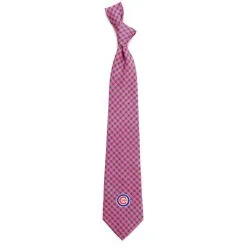 Eagles Wings Chicago Cubs Gingham Tie