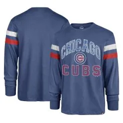 Men's Chicago Cubs '47 Royal Irving Long Sleeve T-Shirt