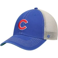 Men's Chicago Cubs '47 Royal Trawler Clean Up Trucker Snapback Hat