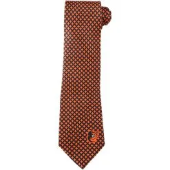 Eagles Wings Men's Baltimore Orioles Diamante Print Silk Tie