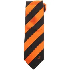Eagles Wings Men's Baltimore Orioles Regiment Woven Silk Tie