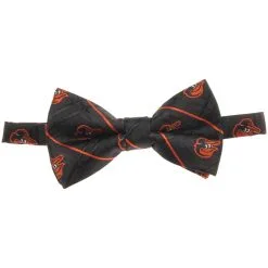 Eagles Wings Men's Baltimore Orioles Black Oxford Bow Tie