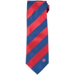 Eagles Wings Men's Chicago Cubs Regiment Woven Silk Tie