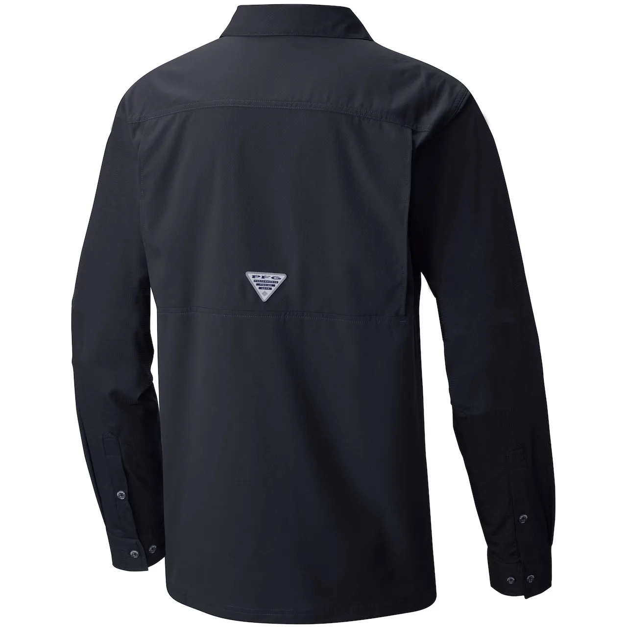 Men's Baltimore Orioles Columbia Black Slack Tide Long Sleeve Button-Up Shirt - Image 3