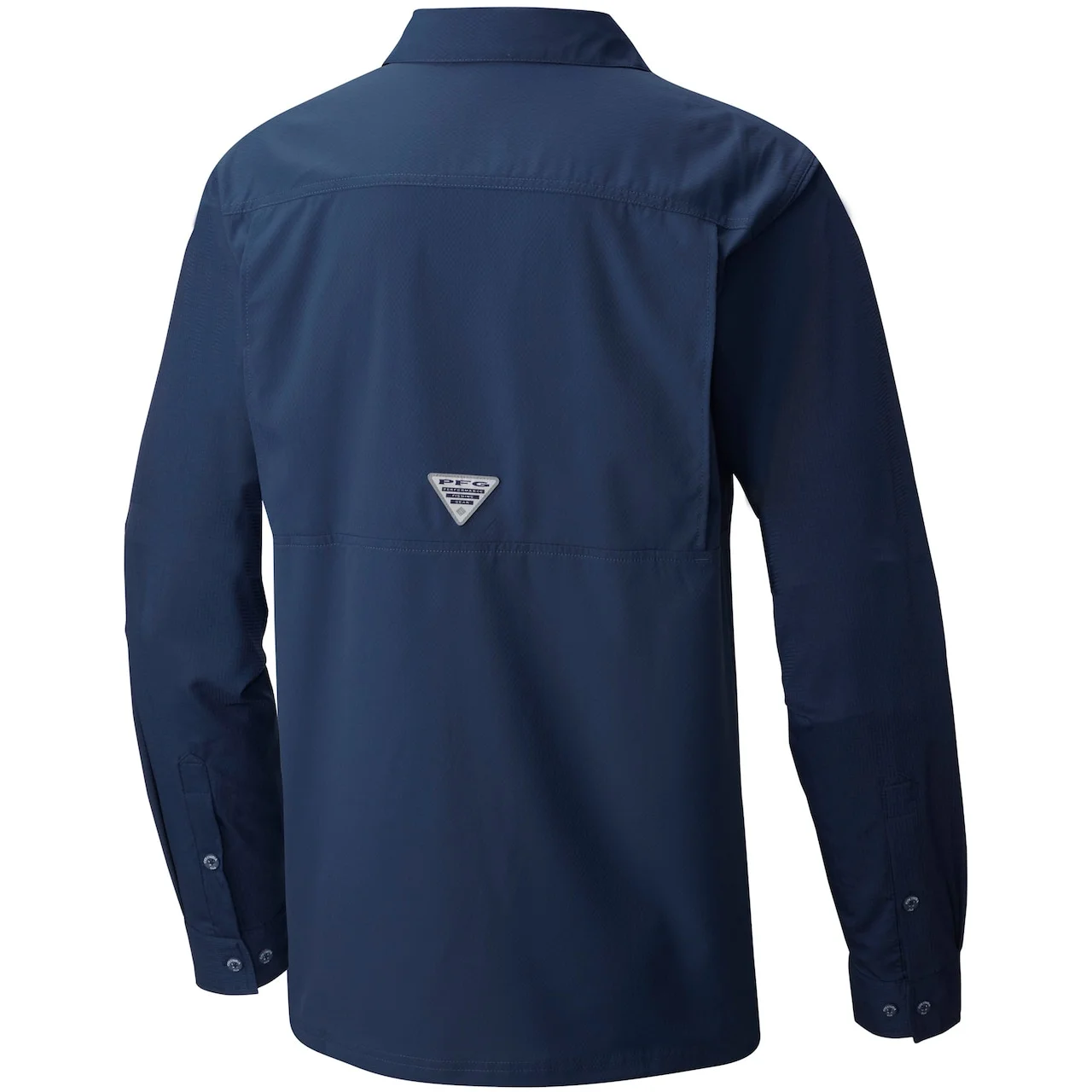 Men's Atlanta Braves Columbia Navy Slack Tide Long Sleeve Button-Up Shirt - Image 3