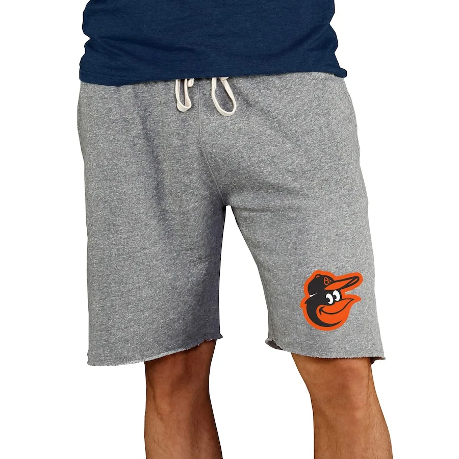 Men's Baltimore Orioles Concepts Sport Gray Mainstream Terry Shorts