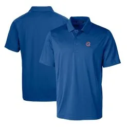 Men's Chicago Cubs Cutter & Buck Royal Prospect Textured Stretch Polo