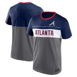 Men's Atlanta Braves Fanatics Branded Gray Claim The Win T-Shirt