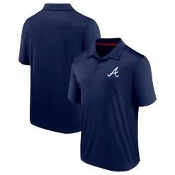 Men's Atlanta Braves Fanatics Branded Navy Hands Down Polo