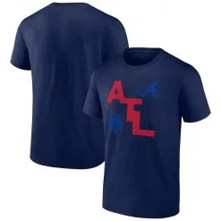Men's Atlanta Braves Fanatics Branded Navy Record Shattered T-Shirt