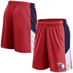 Men's Cleveland Guardians Fanatics Branded Red Primary Logo Shorts
