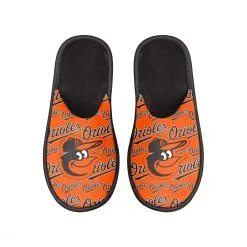 Men's Baltimore Orioles FOCO Scuff Logo Slide Slippers