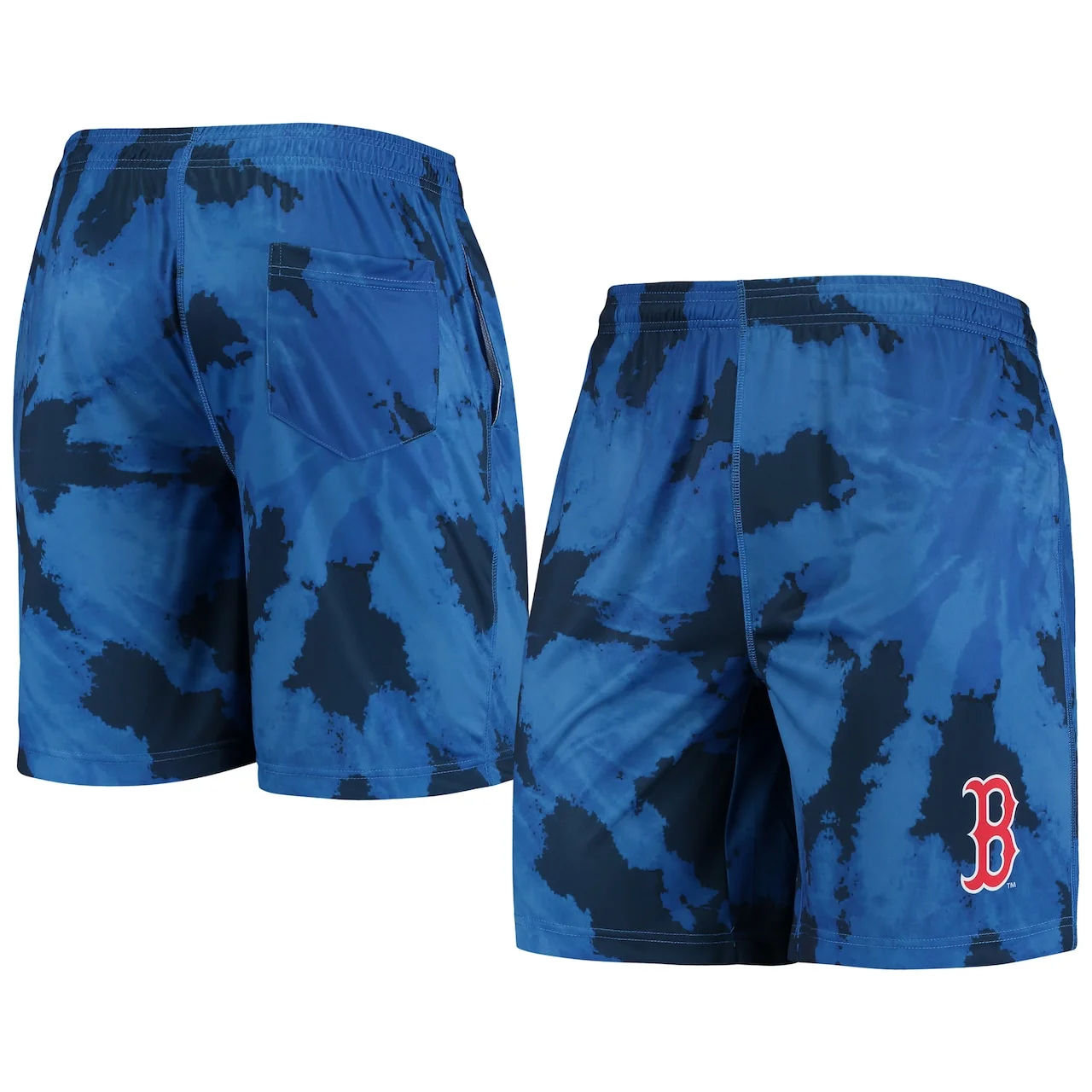 Men's Boston Red Sox FOCO Navy Tie-Dye Training Shorts