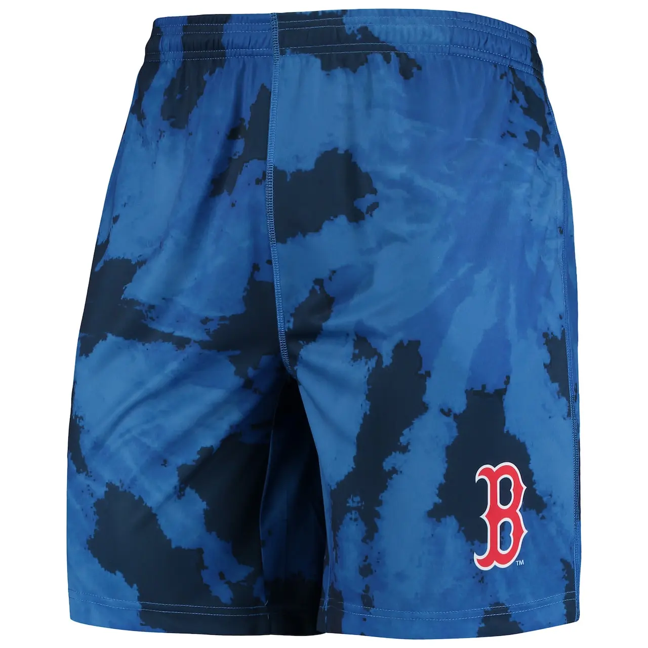 Men's Boston Red Sox FOCO Navy Tie-Dye Training Shorts - Image 2