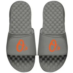 Men's Baltimore Orioles ISlide Gray Alternate Logo Slide Sandals