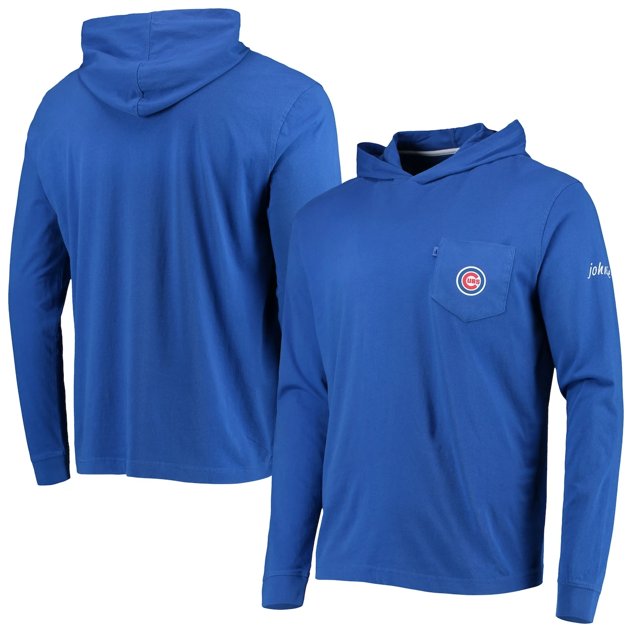 Men's Chicago Cubs Johnnie-O Royal Eller Hoodie Long Sleeve T-Shirt