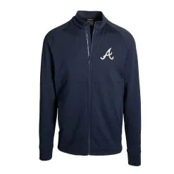 Men's Atlanta Braves Levelwear Navy Nitro Full-Zip Jacket