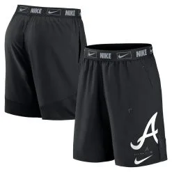 Men's Atlanta Braves Nike Black Bold Express Performance Shorts