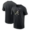Men's Atlanta Braves Nike Black Camo Logo T-Shirt