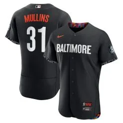 Men's Baltimore Orioles Cedric Mullins Nike Black 2023 City Connect Authentic Player Jersey