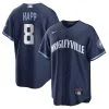Men's Chicago Cubs Ian Happ Nike Navy City Connect Replica Player Jersey