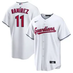 Men's Cleveland Guardians José Ramírez Nike White Home Replica Player Jersey