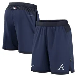 Men's Atlanta Braves Nike Navy Authentic Collection Flex Vent Performance Shorts