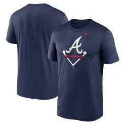 Men's Atlanta Braves Nike Navy Icon Legend T-Shirt