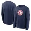Men's Boston Red Sox Nike Navy Alternate Logo Long Sleeve T-Shirt