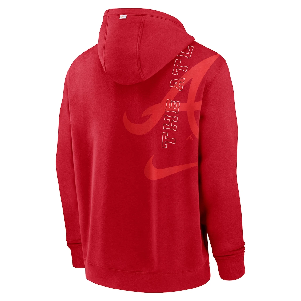 Men's Atlanta Braves Nike Red Statement Ball Game Pullover Hoodie - Image 3
