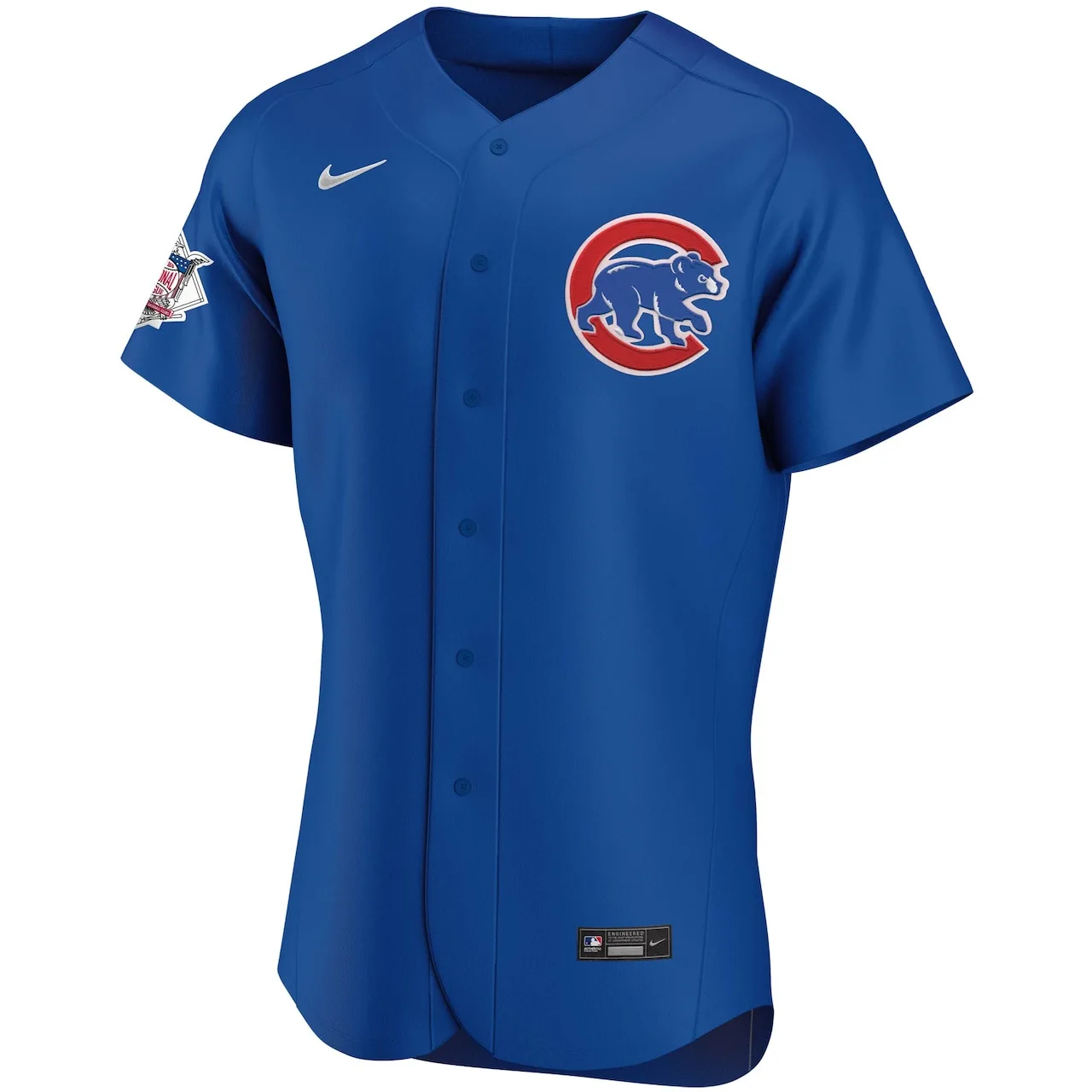Men's Chicago Cubs Nike Royal Alternate Authentic Team Jersey - Image 2