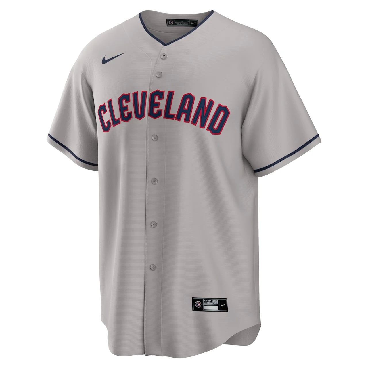 Men's Cleveland Guardians Shane Bieber Nike Gray Road Replica Player Jersey - Image 2