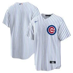 Men's Chicago Cubs Nike White Home Replica Team Jersey