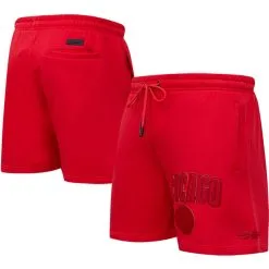 Men's Chicago Cubs Pro Standard Triple Red Classic Shorts