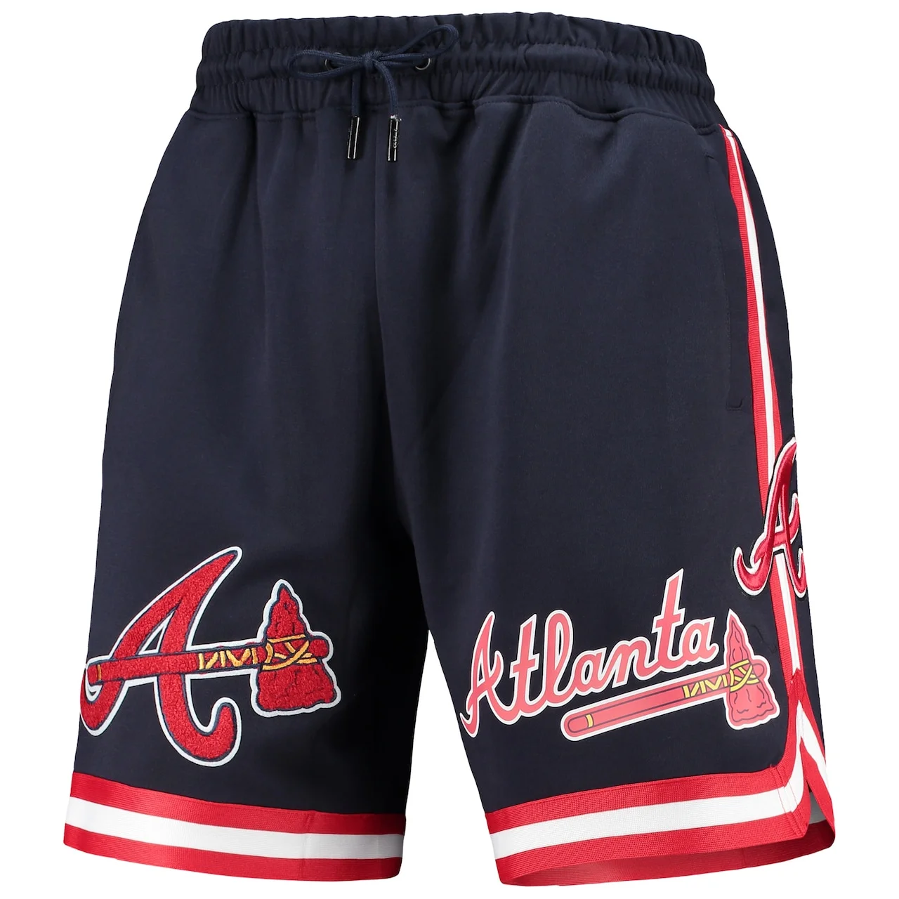 Men's Atlanta Braves Pro Standard Navy Team Shorts - Image 2