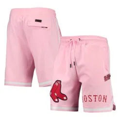 Men's Boston Red Sox Pro Standard Pink Logo Club Shorts