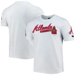 Men's Atlanta Braves Pro Standard White Team Logo T-Shirt