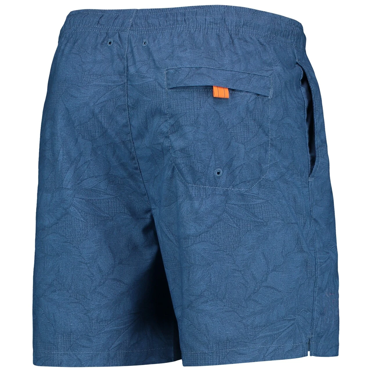 Men's Cleveland Guardians Tommy Bahama Navy Naples Layered Leaves Swim Trunks - Image 3