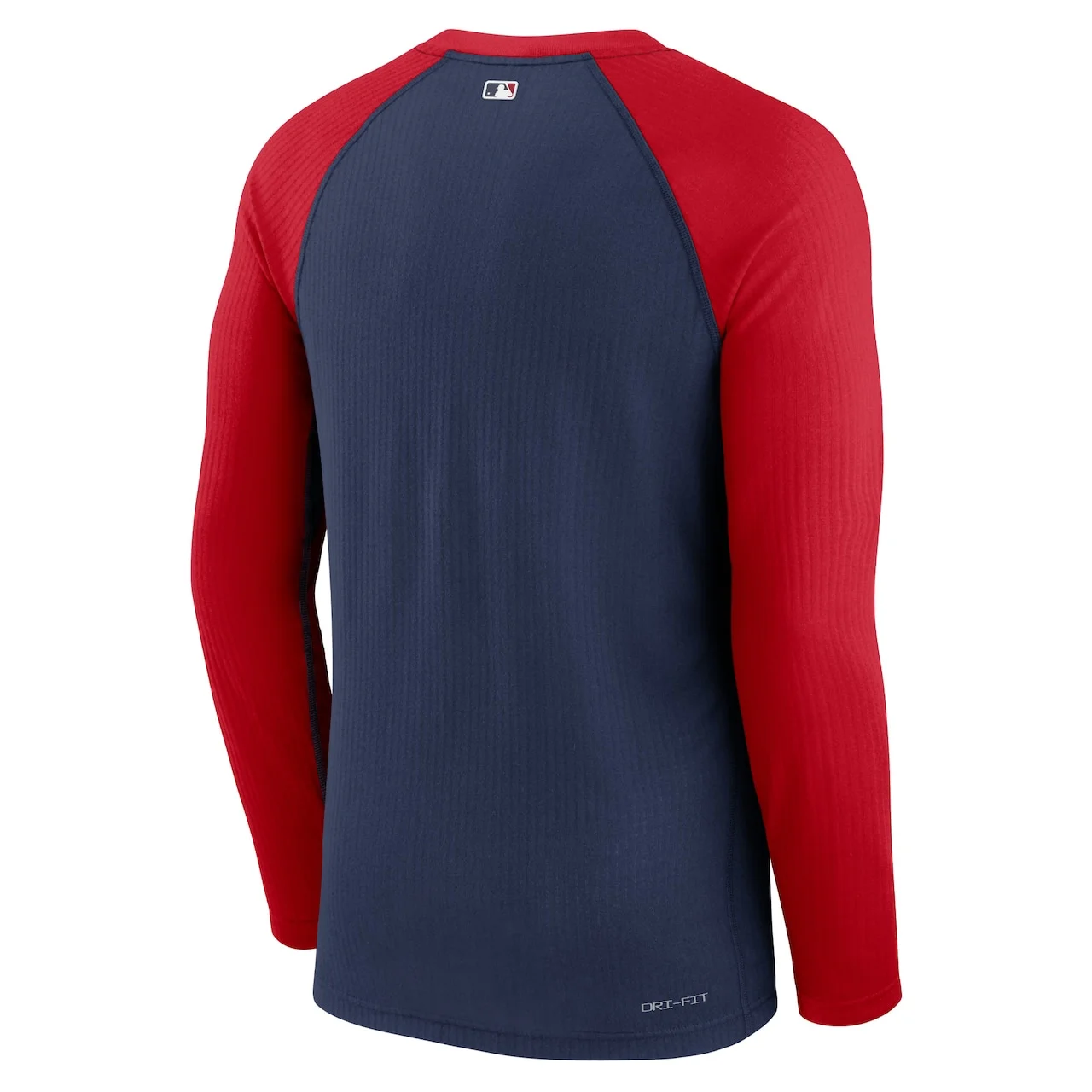 Men's Boston Red Sox Nike Navy/Red Game Authentic Collection Performance Raglan Long Sleeve T-Shirt - Image 3