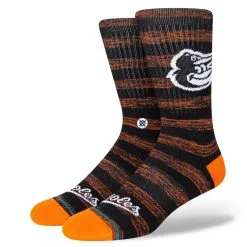 Baltimore Orioles Stance Twist Logo Crew Socks